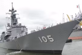 Training ships of Japan Maritime Self-Defence Force visit Da Nang