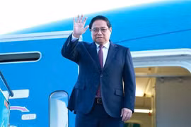 Prime Minister Pham Minh Chinh leaves Hanoi for the expanded BRICS Summit in Russia on October 23 morning. Photo: VNA