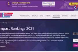 Four Vietnamese universities enter THE’s Impact Rankings 2021