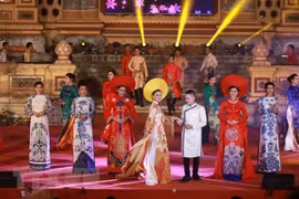 Charming beauty of traditional long dress
