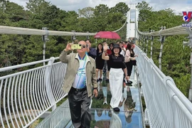 First glass bridge opens in Da Lat