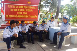 Daily life of naval soldiers in Truong Sa island district