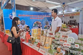 Outstanding industrial products of northern rural areas are displayed at the fair (Photo: VNA)