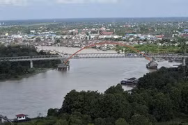 A corner of Central Kalimantan province on the island of Borneo, the place chosen to build Indonesia's new capital (Photo: VNA)