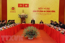 Party chief hails Central Public Security Party Committee’s performance in 2021