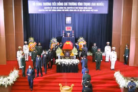 Ceremony held to pay last respects to former Deputy PM Truong Vinh Trong