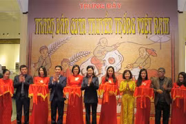 Folk paintings displayed in Hai Phong 