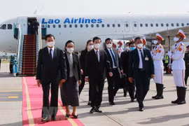 Lao press hails Lao top leader’s Vietnam visit