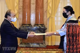 President Nguyen Xuan Phuc hosts foreign ambassadors