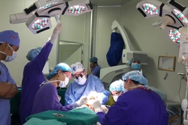 A medical mission from FTW and doctors of Viet-Duc University Hospital perform a surgery in 2017. (Photo courtesy of Viet-Duc University Hospital)