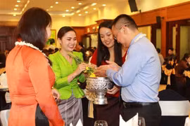 Students of Laos, Cambodia join New Year gathering in HCM City 