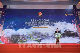 Construction on onsen resort complex begins in Thanh Hoa