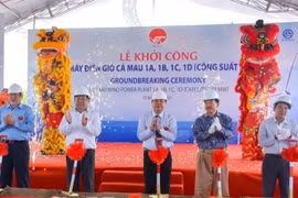 Construction on wind power project begins in Ca Mau