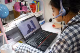 Computers donated to help poor students with online learning