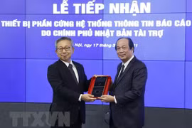 Vietnam receives Japanese equipment for Government Information Reporting System