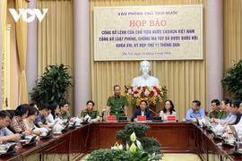  Law on Drug Prevention and Control announced