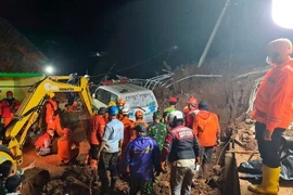 Landslide leaves seven dead, one missing in Indonesia
