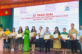 Vietnam News Agency wins three prizes of HCM City Tourism Press Awards