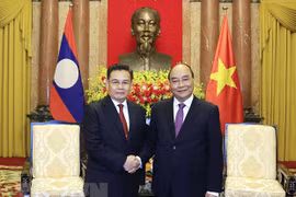 President receives leader of Lao National Assembly