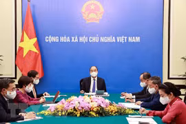 Vietnamese, French Presidents hold phone talks