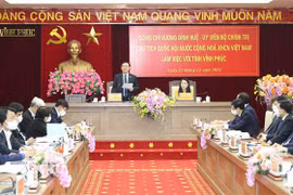 Top legislator works in Vinh Phuc province