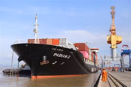 Hai Phong port receives three container ships of Maersk Line