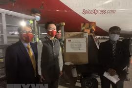 Vietnam hands over medical supplies to India for COVID-19 fight