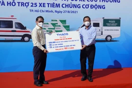 HCM City receives medical supplies, vehicles for COVID-19 fight
