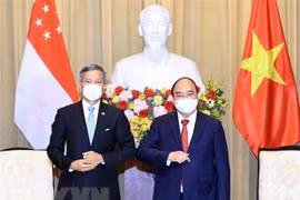 President hosts Singaporean Foreign Minister