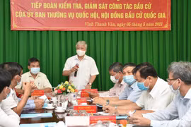 Front leader examines election preparations in Kien Giang