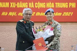 Vietnamese officer to work at UN peace operations department