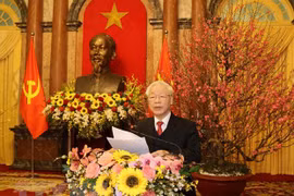 Top leader: Turn opportunities into reality to build prosperous, happy Vietnam