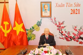 Top leader holds phone talks with new Secretary General of Lao People’s Revolutionary Party 
