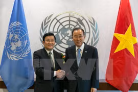 Vietnamese President meets with UN Secretary-General in NY