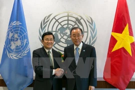 Vietnamese President meets with UN Secretary-General in NY