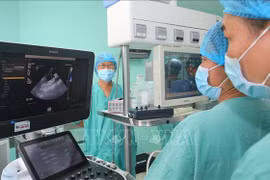 At an organ transplant surgery in Quang Ninh (Photo: VNA)