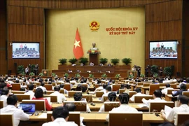 At the 15th NA's seventh session (Photo: VNA)