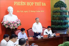 President To Lam speaks at the meeting (Photo: VNA)