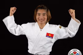 Female judoka Hoang Thi Tinh is the latest to win tickets for Vietnam to the Paris 2024 Olympics (Photo: VNA)