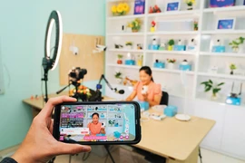 Many Vietnamese sellers have been discovering the advantages of livestream-based e-commerce. (Photo: VIR)