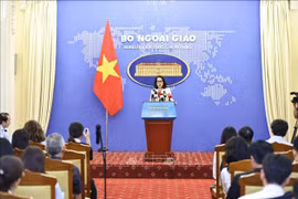 Spokeswoman of the Vietnamese Ministry of Foreign Affairs Pham Thu Hang. (Photo: VNA)