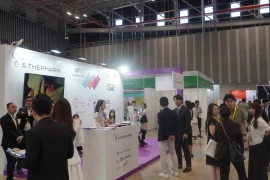 At K-Med Expo Vietnam 2024 (Photo: baoquocte.vn)