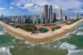 An aerial view of Da Nang city. (Photo: VNA)