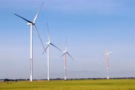 A wind farm in Ninh Thuan province. (Photo: VNA)