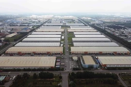 A corner of Vietnam-Singapore Industrial Park II in Binh Duong province. The country currently offers 33,000 hectares of industrial parks for lease, with an occupancy rate of approximately 80%. (Photo: VNA) 