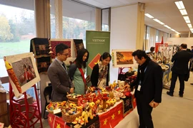 A Vietnamese booth at the UN international bazaar on November 19 (Photo: VNA)