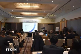 The workshop aims to introduce to Japanese businesses investment trends in Vietnam and its pioneering industrial parks with carbon neutral initiatives. (Photo: VNA)