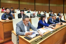 The 15th National Assembly approves the resolution on the investment policy for the National Target Programme on Drug Prevention and Control by 2030 on November 27 afternoon. (Photo: VNA)