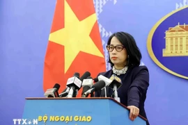 Spokeswoman of the Ministry of Foreign Affairs Pham Thu Hang (Photo: VNA)