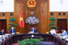 Prime Minister Pham Minh Chinh chairs the first meeting of the government steering committee to review the implementation of Resolution No. 18-NQ/TW (Photo: VNA)